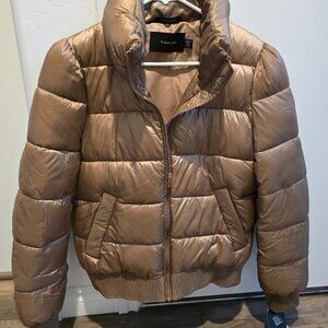 Tahari Bronxe Medium Puffer Coat